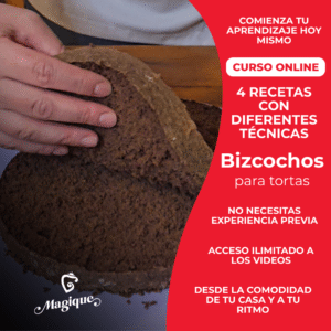 Curso Online - Bizcochos para tortas