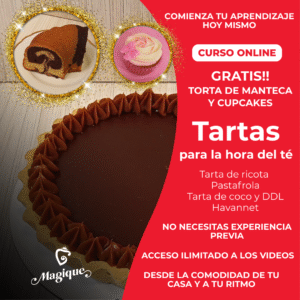 Curso Online - Tartas para la hora del té